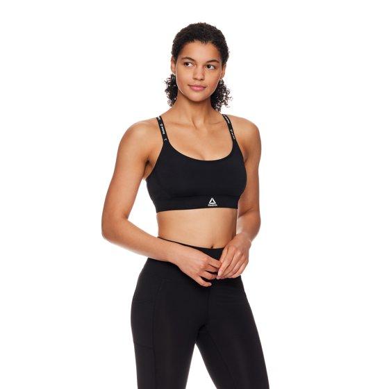 Reebok Women's and Women's Plus Low Impact Favorite Bra with Removable Cups
