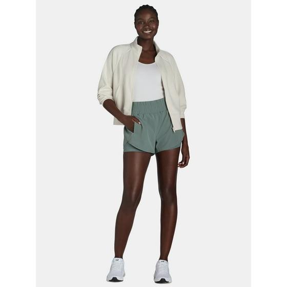 Avia Women's and Women's Plus Running Shorts with Bike Liner